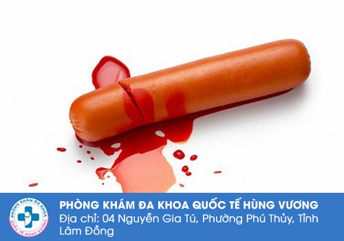 dương vật chảy máu