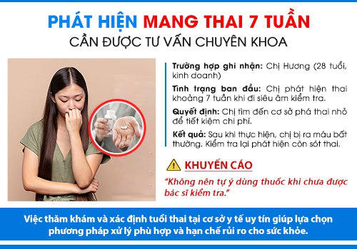 Thai 7 tuần phá được không?