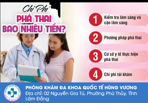 Chi phí phá thai phụ thuộc vào nhiều yếu tố khác nhau.