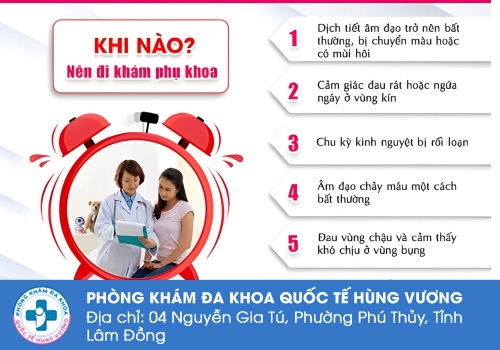 Khi nào nên thăm khám phụ khoa?