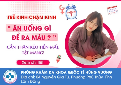 Trễ kinh uống gì cho ra máu?