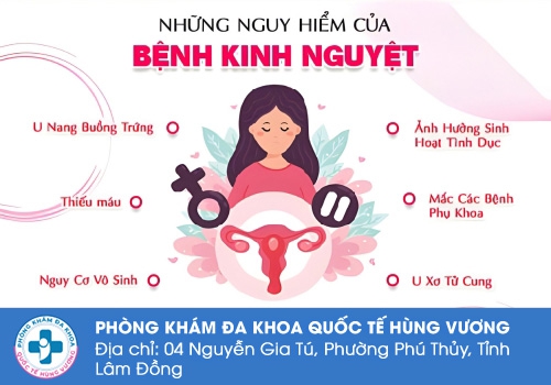 Những tác hại nguy hiểm của bệnh kinh nguyệt.