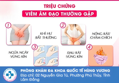 Những triệu chứng điển hình của bệnh viêm âm đạo.