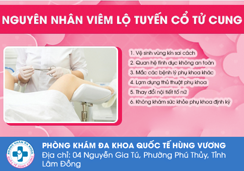 Nguyên nhân viêm lộ tuyến cổ tử cung