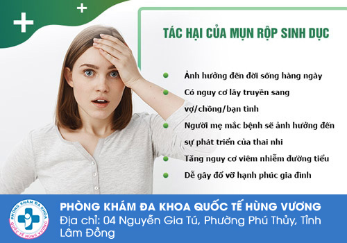 Mụn viêm âm đạo, mụn nước có nguy hiểm không?