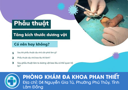 Phẫu thuật tăng kích thước cậu nhỏ dành cho những ai?