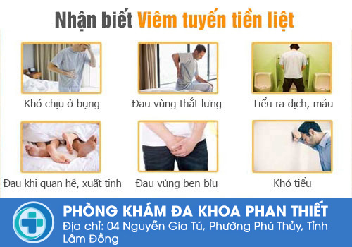Triệu chứng của bệnh viêm tuyến tiền liệt